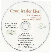 CD-Oberfläche Kirchenkonzert 2014